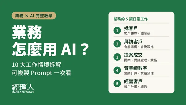業務怎麼用 AI