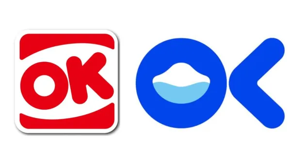 OK 超商板橋全新形象店曝光？將「OK」化為有機感魚形 Logo，識別設計從紅白轉為藍白色系