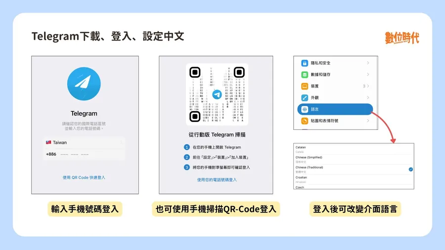 Telegram是什麼？跟LINE、Discord差在哪？群組、頻道、中文設定怎麼用？教學一次看