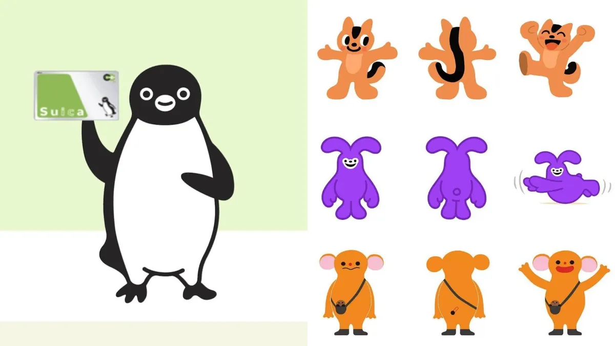 Suica 全新吉祥物 3 組候選設計!松鼠、兔子與帶著鼴鼠的神祕生物,開放全球投票決定誰接棒企鵝