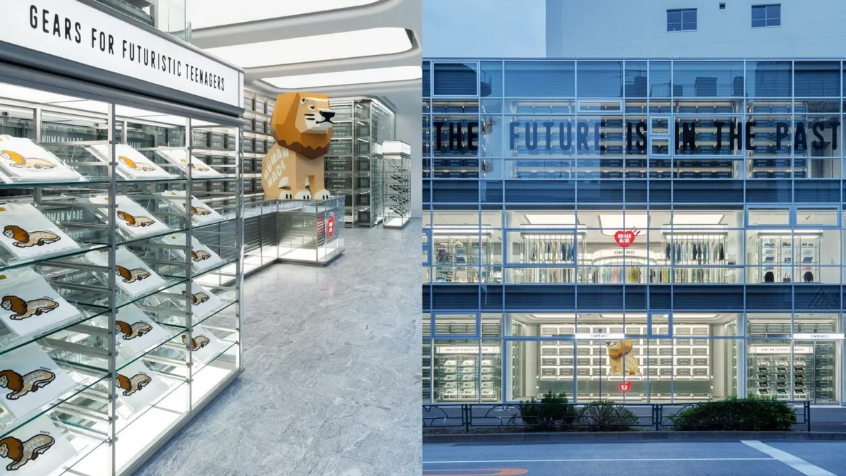 「HUMAN MADE TOKYO」品牌首家旗艦店亮相原宿！通透倉庫空間設計、專屬獅子圖騰等亮點