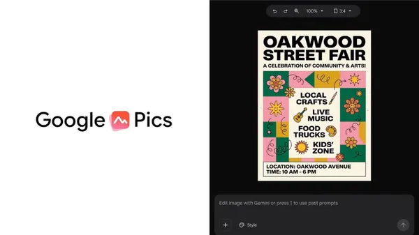 Canva 的對手來了！Google 推出 Google Pics：字體生成、AI 指令製圖等 5 大亮點一次看