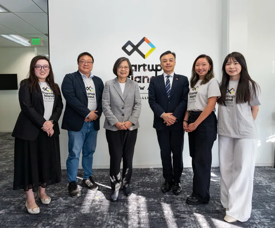 前總統蔡英文參訪國發會Startup Island TAIWAN矽谷新創基地