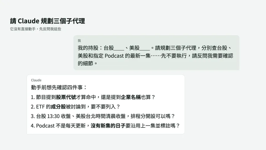 怎麼用AI幫忙盯盤？實測Claude追行情、整理理財Podcast，做法一次學！