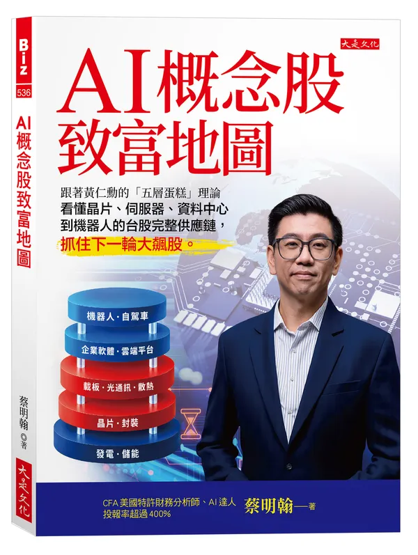 《AI概念股致富地圖》書封