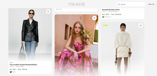 Trace 官網