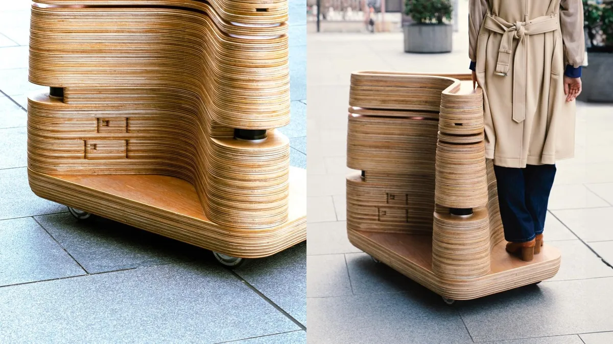 世界上最美的移動滑板車！2026 日本 Good Design 得獎「iino」：不買票、沒有站牌、隨時跳上車