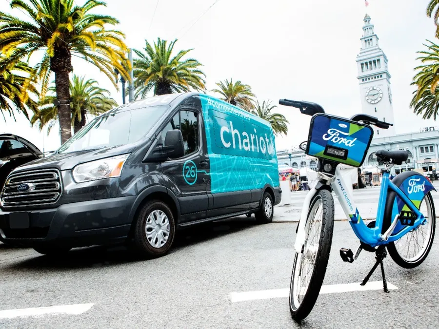 不想只賣車！福特收購共乘接駁服務新創Chariot、跨足共享腳踏車服務